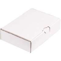 Maxibriefkarton 180x130x45 mm weiss MB-2 DIN A6