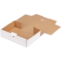 Maxibriefkartons 180x130x45 mm weiss MB-2 DIN A6 (100 Stück)