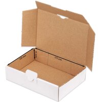 Maxibriefkartons 180x130x45 mm weiss MB-2 DIN A6 (200 Stück)