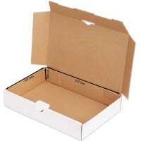Maxibriefkartons 240x160x45 mm weiss MB-3 DIN A5 (100 Stück)