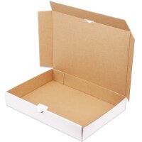 Maxibriefkartons 320x225x50 mm weiss MB-4 DIN A4 (100...