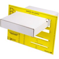 Maxibriefkartons 320x225x50 mm weiss MB-4 DIN A4 (100 Stück)