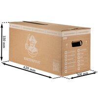 Umzugskartons 620x300x330 mm (zweiwellig) Umzugskiste (25 Stück)
