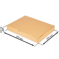 Maxibriefkartons 350x250x50 mm braun MB-5 DIN A4 (25 Stück)
