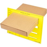 Maxibriefkartons 350x250x50 mm braun MB-5 DIN A4 (25 Stück)