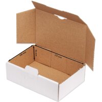 Maxibriefkarton 160x110x50 mm weiss MB-1 DIN A6 (100 Stück)